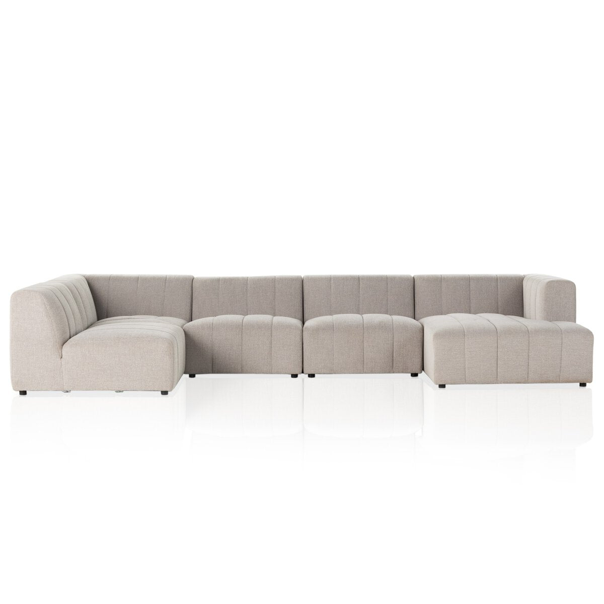 Larkspur Channeled 5-Piece Sectional