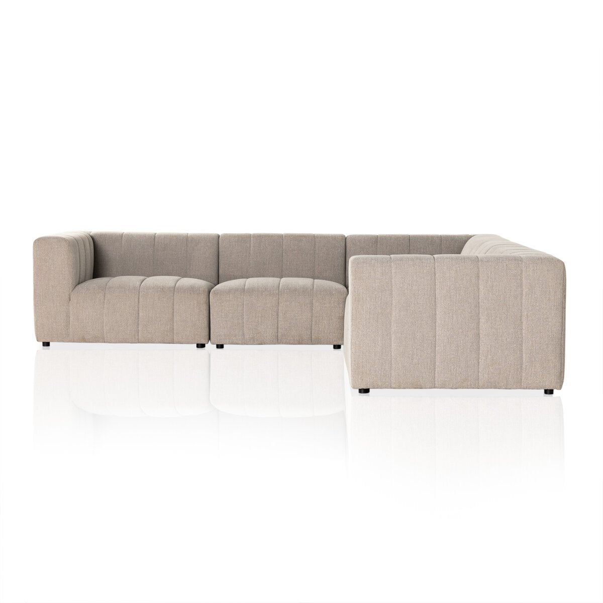 Larkspur Channeled 5-Piece Sectional