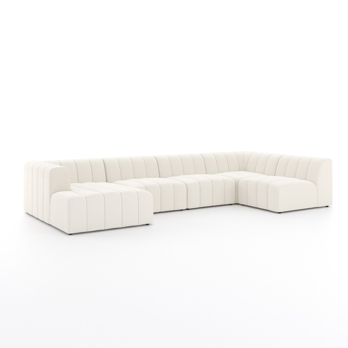 Larkspur Channeled 5-Piece Sectional