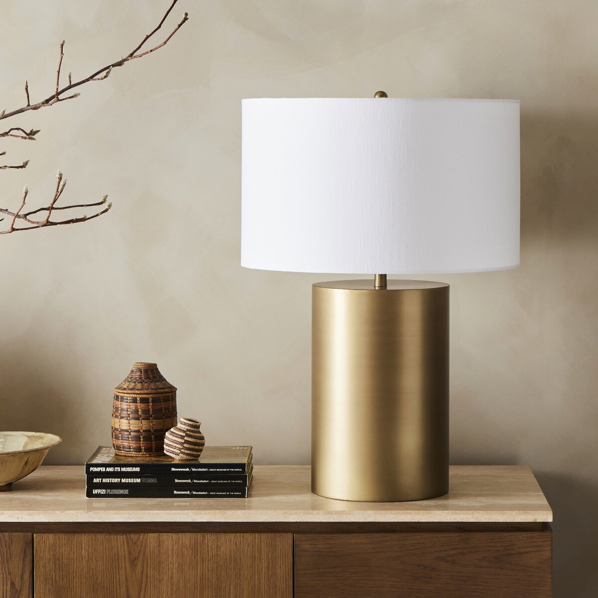 Rosewood Table Lamp