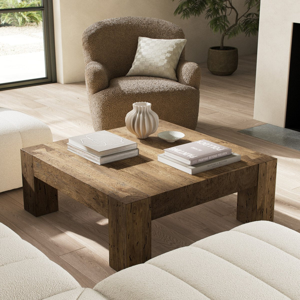 Riveth Small Square Coffee Table