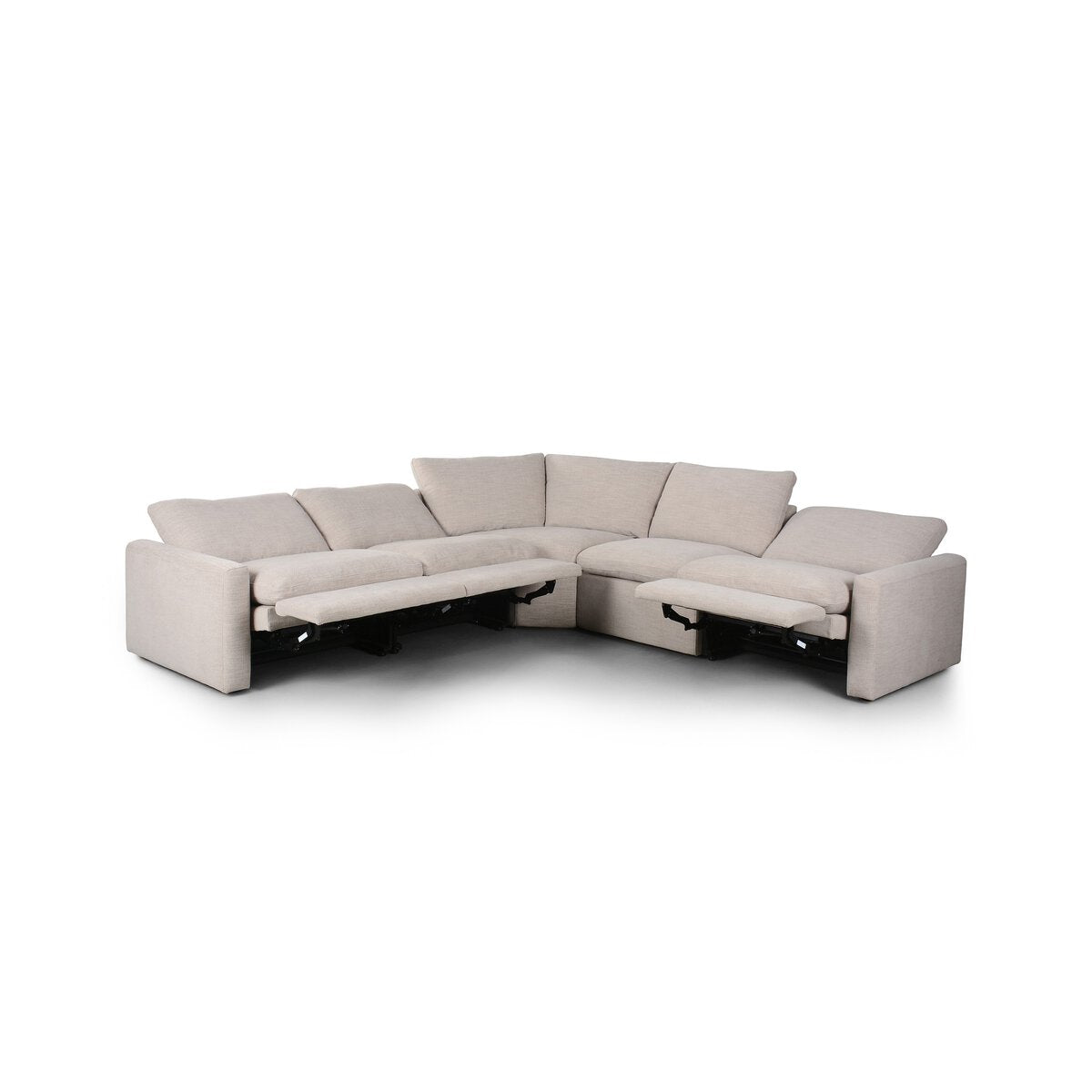 Downieville Power Recliner 5-Piece Sectional