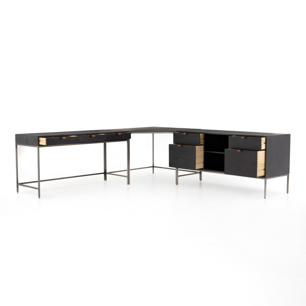 Vorlin Filing Credenza Desk System