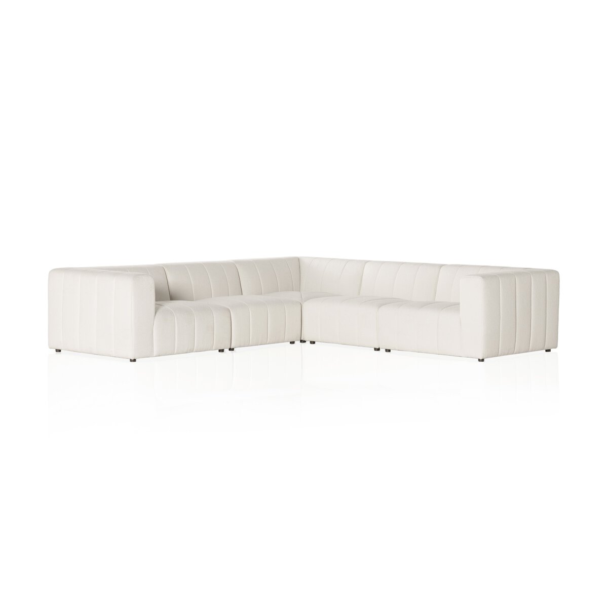 Larkspur Channeled 5-Piece Sectional