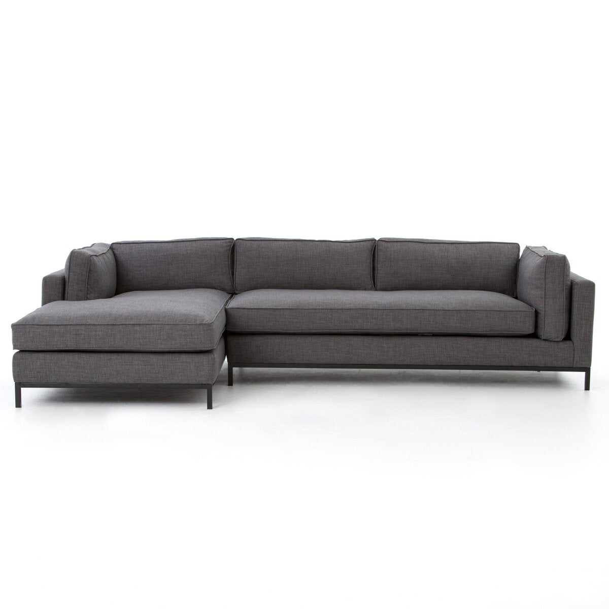 Green 2-Piece Chaise Sectional