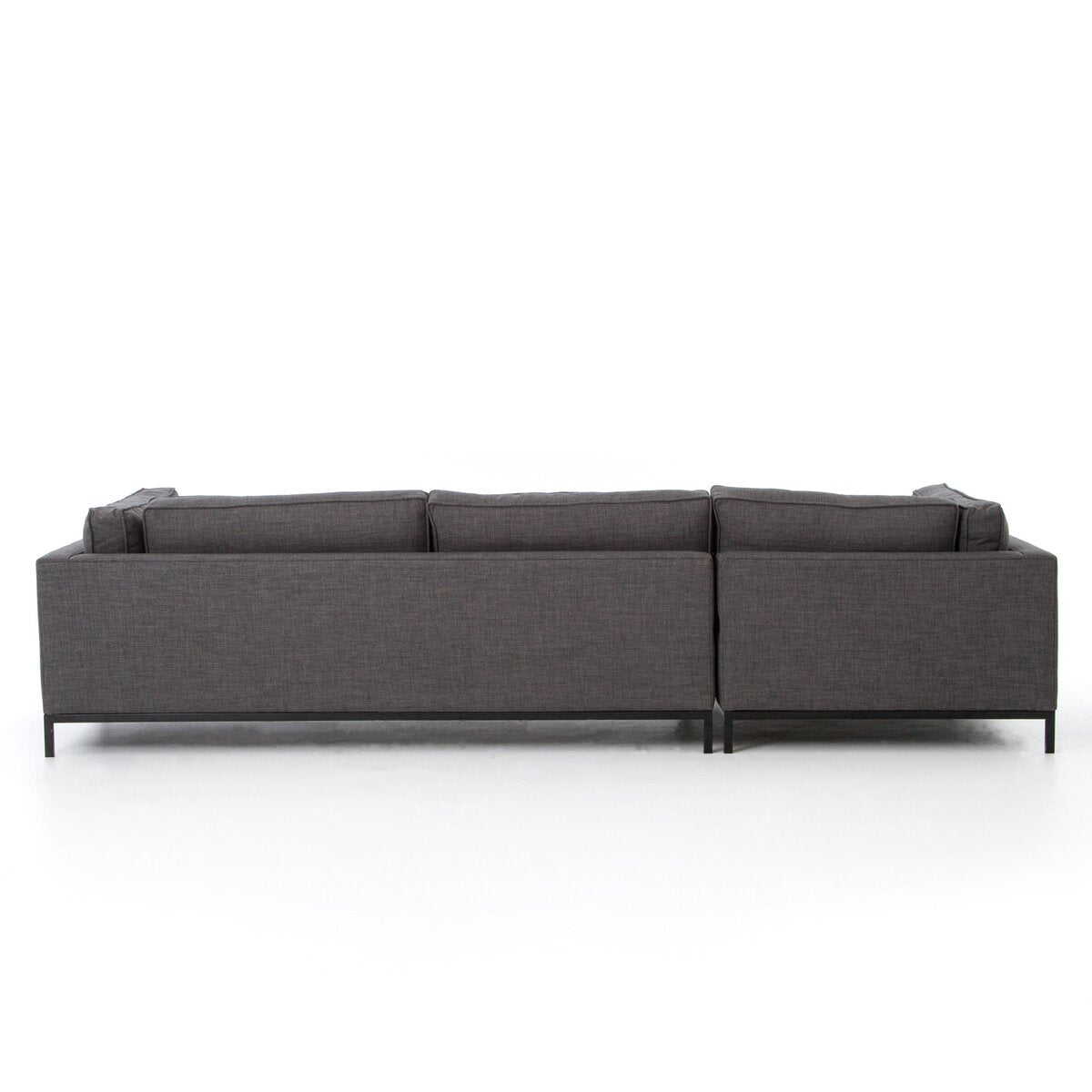 Green 2-Piece Chaise Sectional