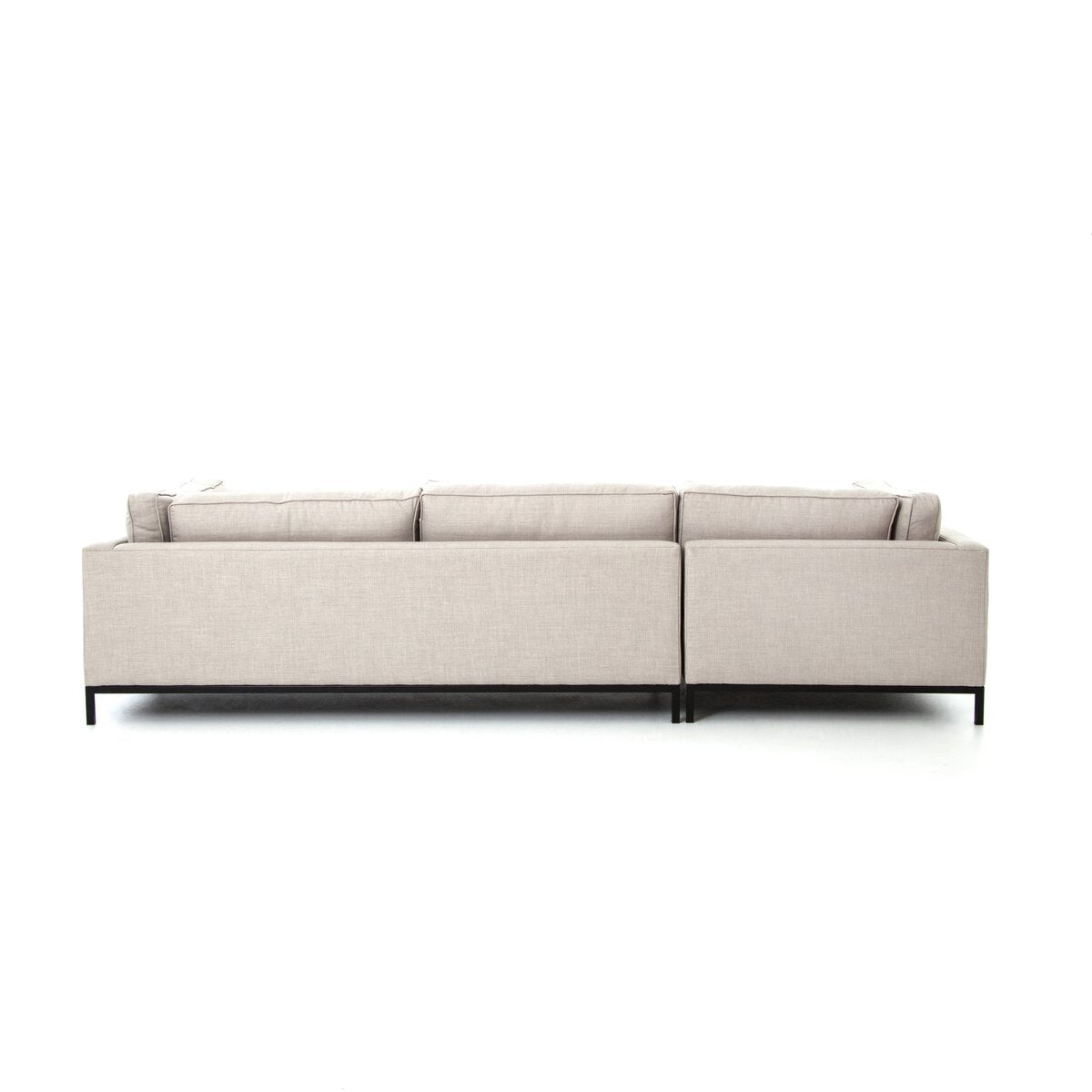 Green 2-Piece Chaise Sectional