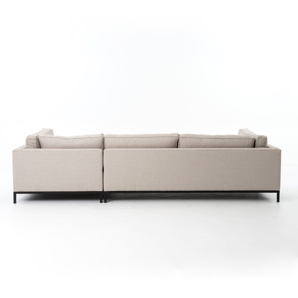 Green 2-Piece Chaise Sectional