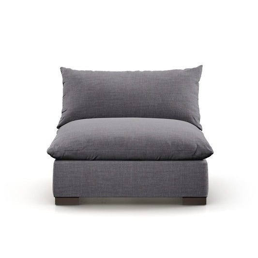 Whitney Sectional Armless Piece - Bennett Charcoal