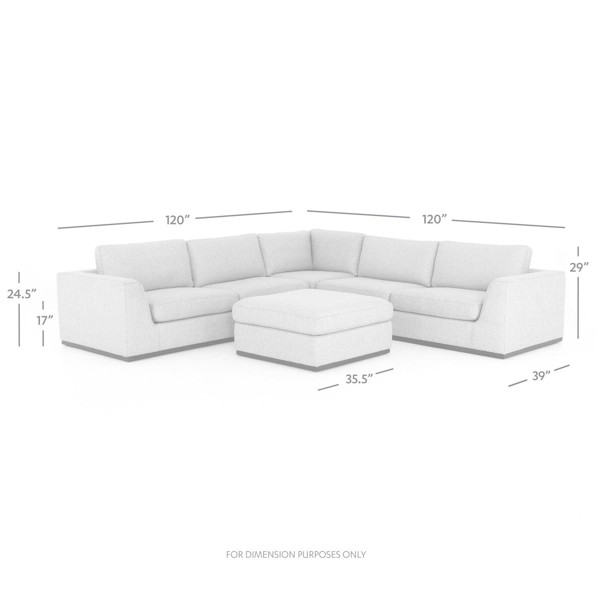 Gloweth 3-Piece Sectional