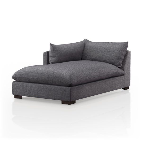 Whitney Sectional LAF Chaise Piece 43.5" | Charcoal