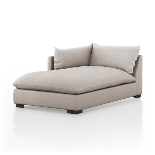 Whitney Sectional LAF Chaise Piece 43.5" | Moon