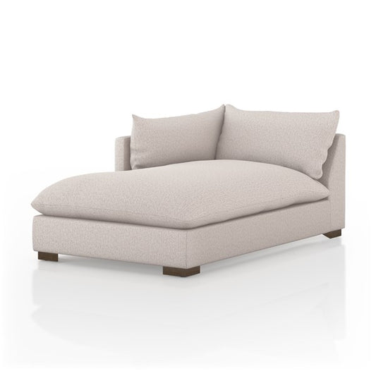 Whitney Sectional LAF Chaise Piece 43.5" | Pebble