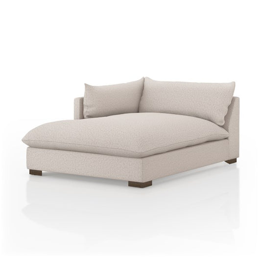 Whitney Sectional LAF Chaise Piece 51" | Pebble