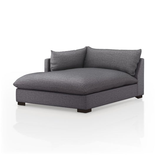 Whitney Sectional LAF Chaise 51" | Charcoal