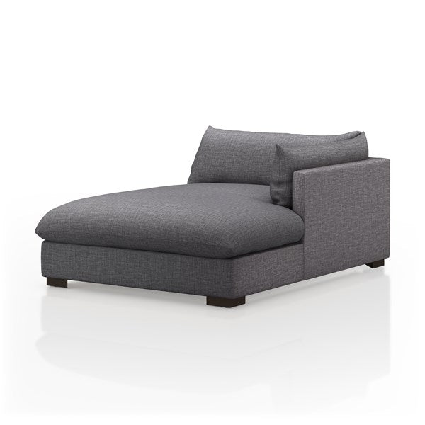 Whitney Sectional RAF 51" Chaise | Charcoal