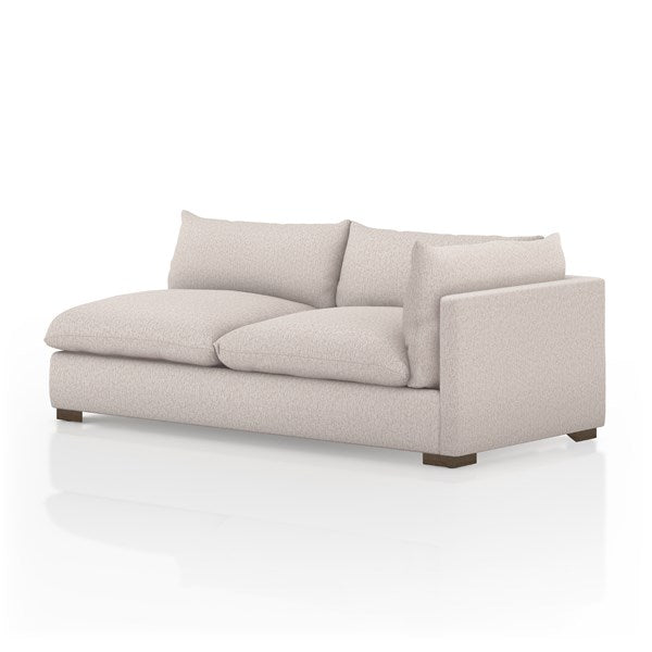 Whitney Sectional RAF Sofa 82" | Pebble