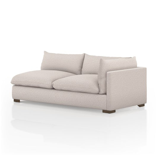 Whitney Sectional RAF Sofa 82" | Pebble