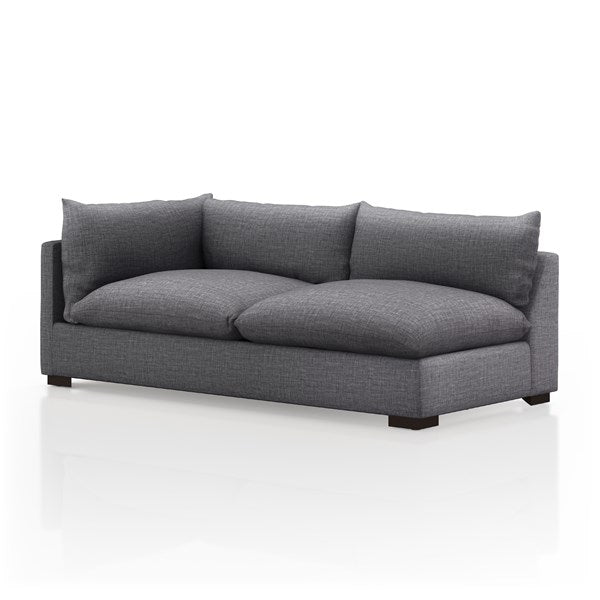 Whitney Sectional LAF Sofa 82" | Charcoal