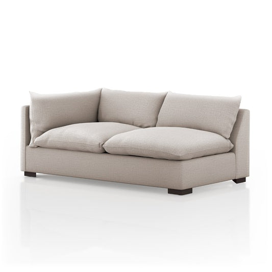 Whitney  Sectional LAF Sofa Piece 71" | Moon