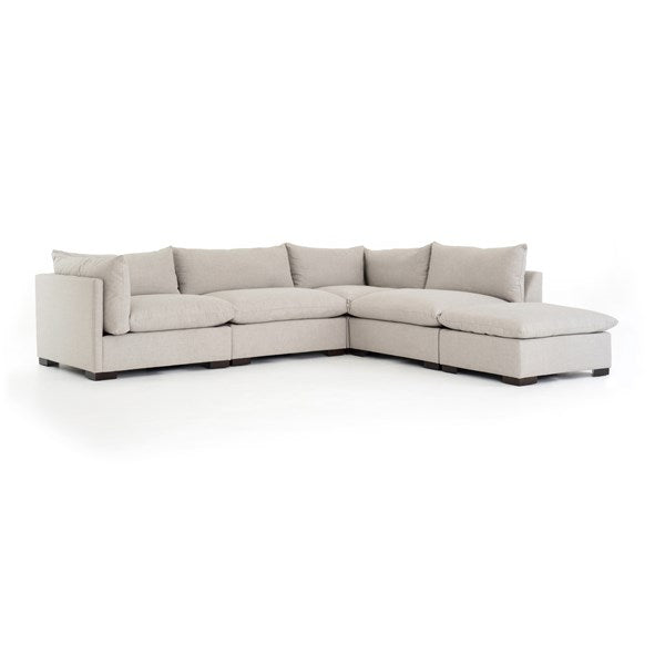 Whitney 4 Piece Sectional W/ Ottoman