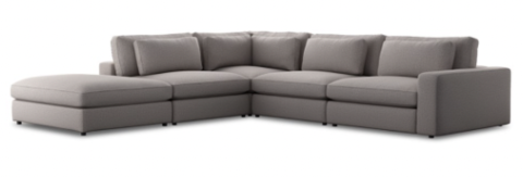 Rubicon 4 Piece Sectional w/ Ottoman